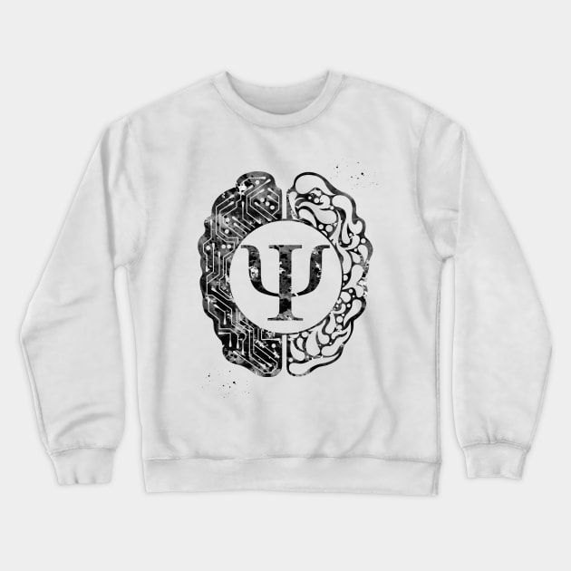 Psychology symbol Crewneck Sweatshirt by erzebeth